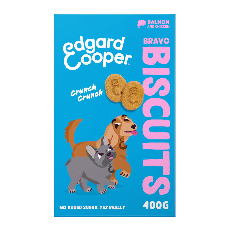 400 g Edgard & Cooper Galletas de Salm&oacute;n y Pollo para perros, , large Imagen numero 1